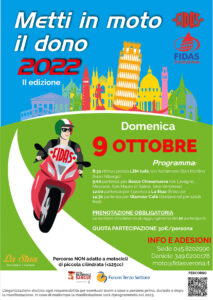 9 ottobre Metti in moto il dono